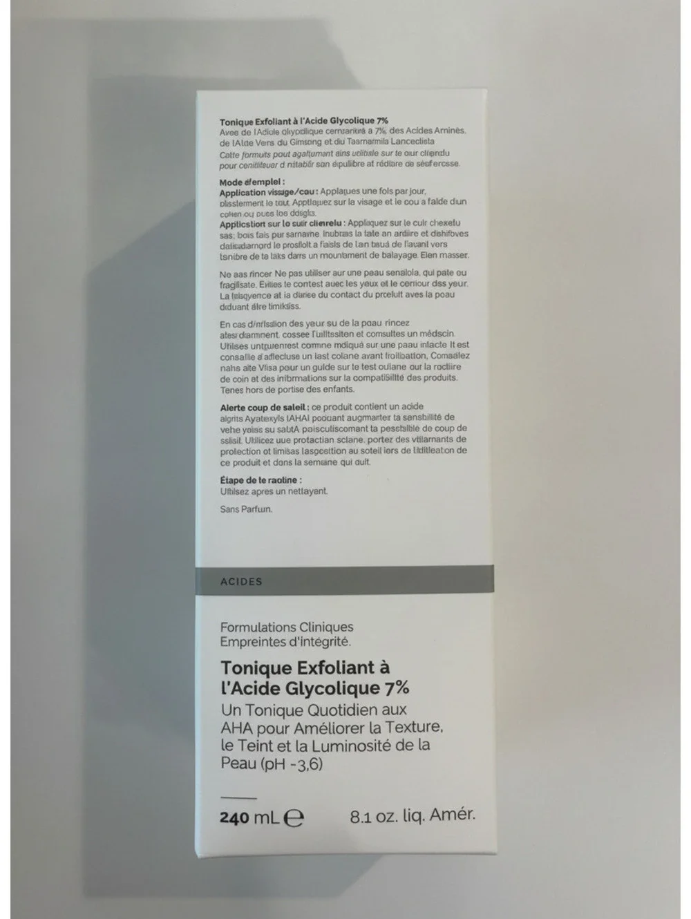 The Ordinary Glycolic Acid 7% Exfoliating Toner 240ml